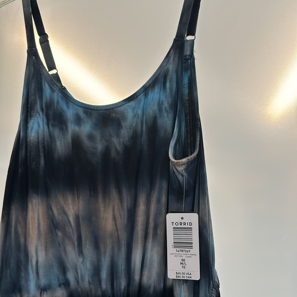 Torrid multicolored super soft romper 00 - Picture 3 of 5